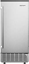 Commercial Ice Maker Machine 85Lbs/Day, 24Lbs Storage, Built-in Undercounter Ice Maker with Auto-Cleaning & Timer, Freestanding Stainless Steel Ice Machine, Ideal for Home Office Restaurant Bar