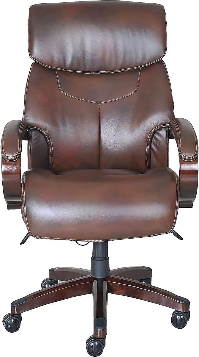 La-Z-Boy Bradley Bonded Leather Executive Chair (Roasted Chestnut)