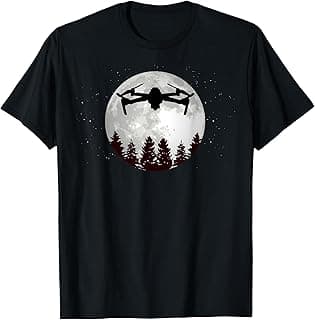 Drone Pilot -Full Moon- Funny FPV Drone Quadcopter T-Shirt