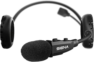 Sena 3S Plus Boom Motorcycle Bluetooth Headset, Black
