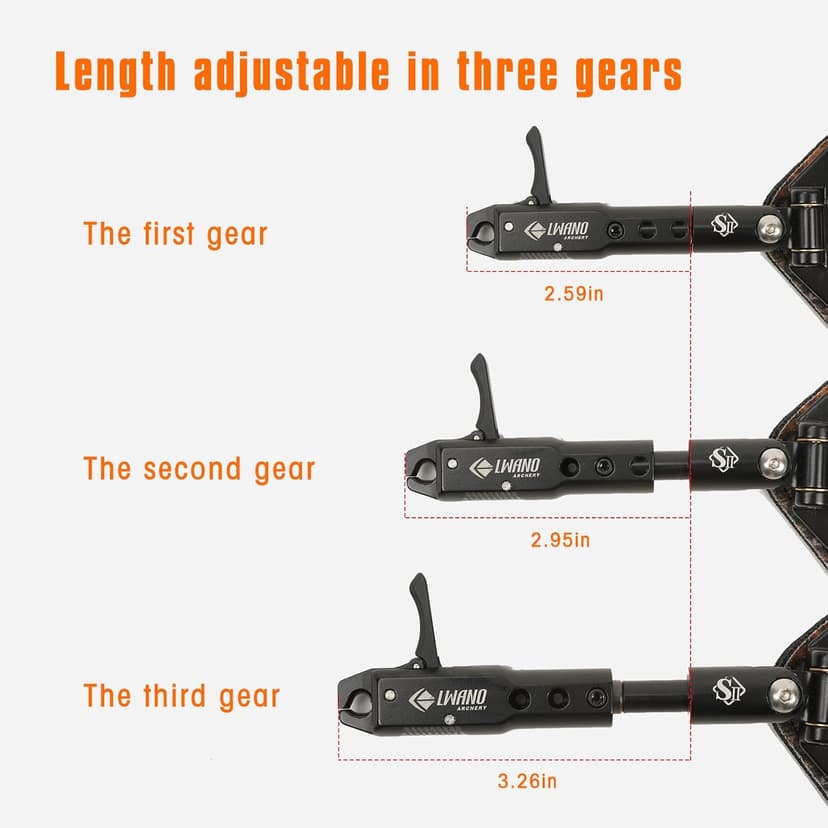 LWANO Archery Compound Bow Release Aids Trigger 360° Adjustable Wristband Release Aids for Adults Youth Kids Hunting Shooting Accessories