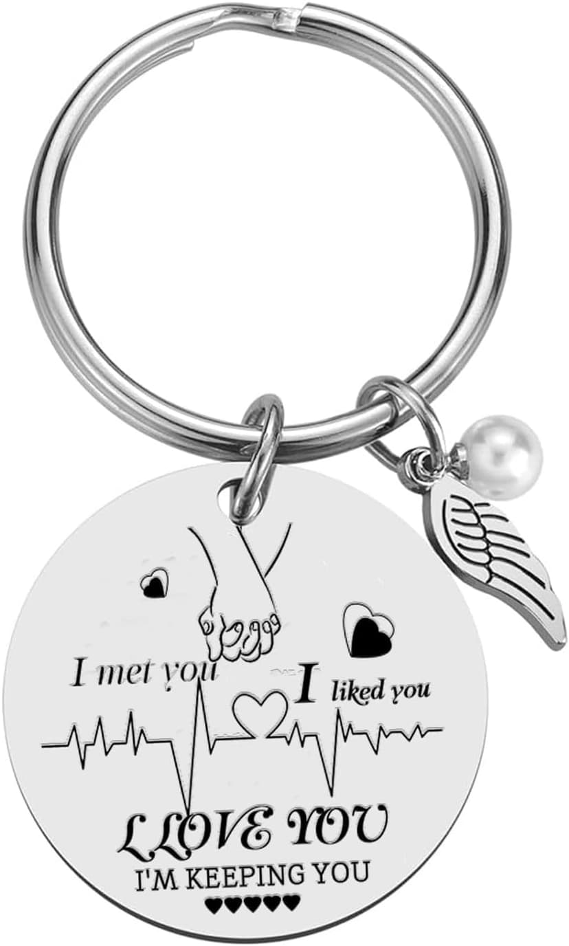 Mother Keyring - Mother's Day Gifts from Daughter Son for Mom Birthday Valentine's Day Christmas Gifts Mom Keychain