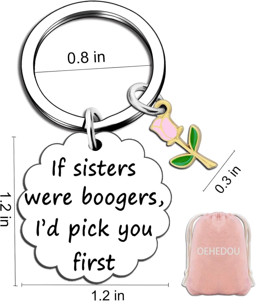 OEHEDOU Funny Gifts For Sister Birthday Gifts For Sister From Sisters Adult Sisters Gift From Sibling Birthday Gift Ideas