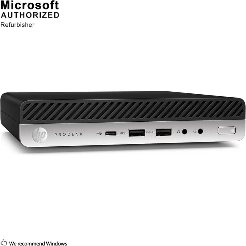 HP ProDesk 600 G3 Mini PC Desktop, Intel Core i5-6500T, 16GB RAM, 256GB PCIe Solid State Drive, USB-C, Windows 11 Professional (Renewed)