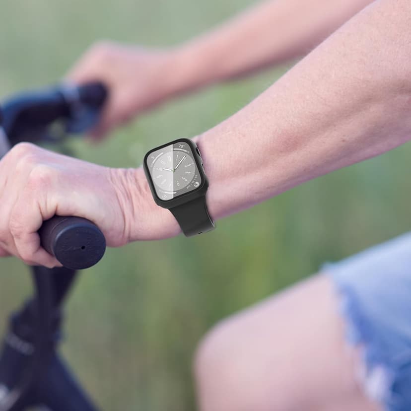 6-Pack Case Compatible with Apple Watch 40mm Series SE 3(2025)/SE 2/SE/6/5/4 with Tempered Glass Screen Protector, QCKANLJ Ultra-Thin Hard PC Full Protective Face Cover Bumper for iWatch 40 mm