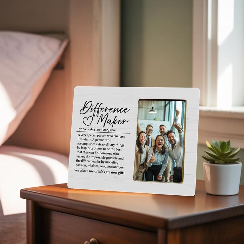 Difference Maker Definition Gifts Picture Frame, Difference Maker Gifts Picture Frame for Employees Coworker Colleage B0GGBWY5C7