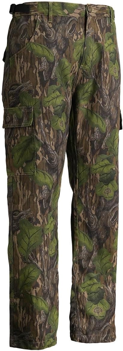 BLOCKER OUTDOORS Finisher Turkey Hunting Cotton Pants – Durable Camo Pants with Adjustable Waist & Multiple Pockets