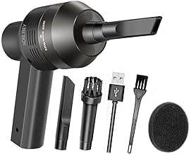 New Cordless Mini Computer Vacuum, Portable Vacuum Cleaner Keyboard Cleaner Kit - Cleaning Dust, Hairs, Crumbs, Scraps, Ash for Laptop, Keyboard, Computer,Car, Pet House, Sewing Machine