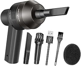 New Cordless Mini Computer Vacuum, Portable Vacuum Cleaner Keyboard Cleaner Kit - Cleaning Dust, Hairs, Crumbs, Scraps, Ash for Laptop, Keyboard, Computer,Car, Pet House, Sewing Machine