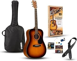 Yamaha GigMaker Standard Acoustic Guitar w/ Gig Bag, Tuner, Strap and Picks - Sunburst