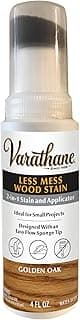 Varathane 368035 Less Mess Wood Stain and Applicator, 4 oz, Golden Oak