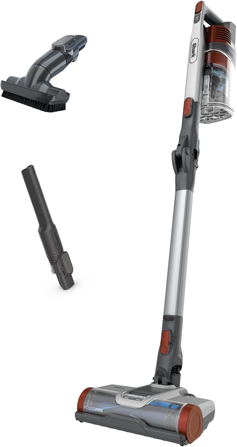 Shark Pet Pro Cordless Stick Vacuum with MultiFLEX, HEPA Filter, Lightweight, Powerful Suction, 40min Runtime, Removable Hand Vacuum, Includes Crevice Tool & Dusting Brush, UZ351H