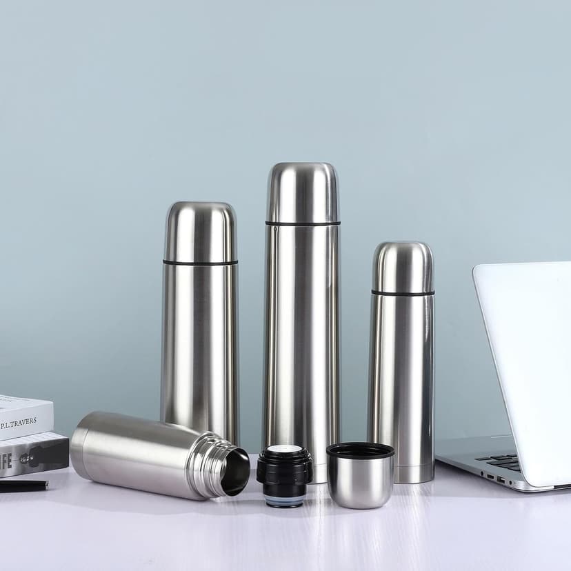 Insulated Thermal Bottle With Cup Stainless Steel Coffee Flask For Hot And Cold Drink,Vacuum Insulated Tumbler Water Bottle,Double Walled Sport Travel Mug (350ml)