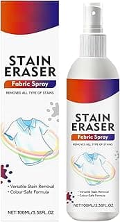 Clothing Stain Remover Spray, 120ml Clothes Cleaning Spray Shirt Stain Cleaner, for Laundry Home Shower Dormitory Travel Bathroom Carpet Couch Sweater