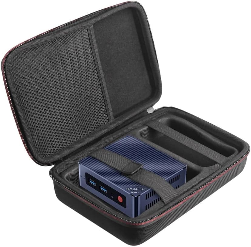 Maoershan Hard Travel Protective Case for Beelink Mini PC S12 Pro Intel 12th 13th N95/N100/N150 Mini Desktop Computer PC Computing (Only Case)