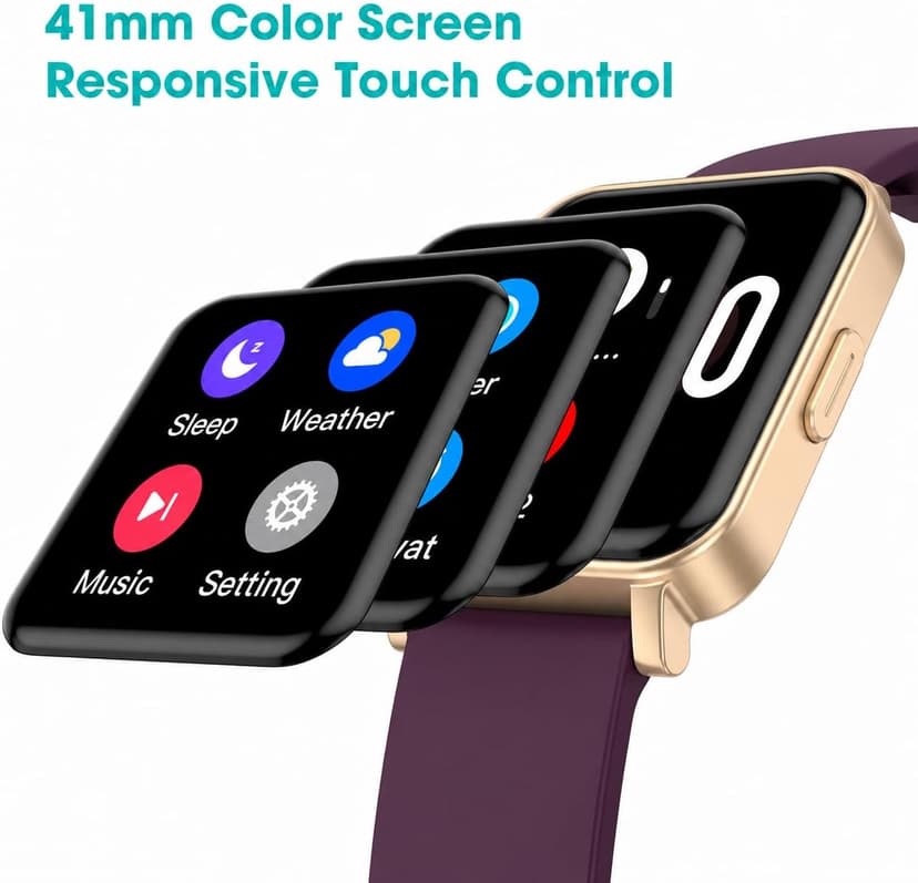 Fitness Tracker, Fitness Watch with Blood Oxygen, Heart Rate Monitor, Steps Calories Counter, Sleep Monitor, Pedometer IP68 Waterproof, Smart Watch for Android iPhones