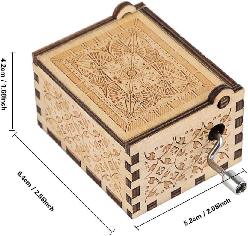 Music Box Gift for Wife - Romantic Birthday Valentine Anniversary Christmas to My Wife Gifts from Husband Boyfriend Love Women Girl Girlfriend Wooden Hand Crank Musical Box Play You are My Sunshine