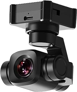 SoloGood FPV Camera SIYI A8 Mini Gimbal Camera 4K 8mp HD 6X Digital Zoom with AI Smart Identify and Tracking HDR Starlight Night Vision for UGV USV RC Plane FPV Drones Robot