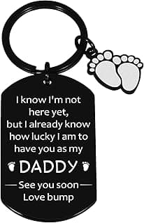 New Dad Gifts for Men: First Fathers Day Keychain