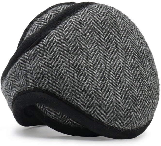 180s Men's Chesterfield Behind-the-Head Winter Ear Warmer | Adjustable & Foldable Earmuffs