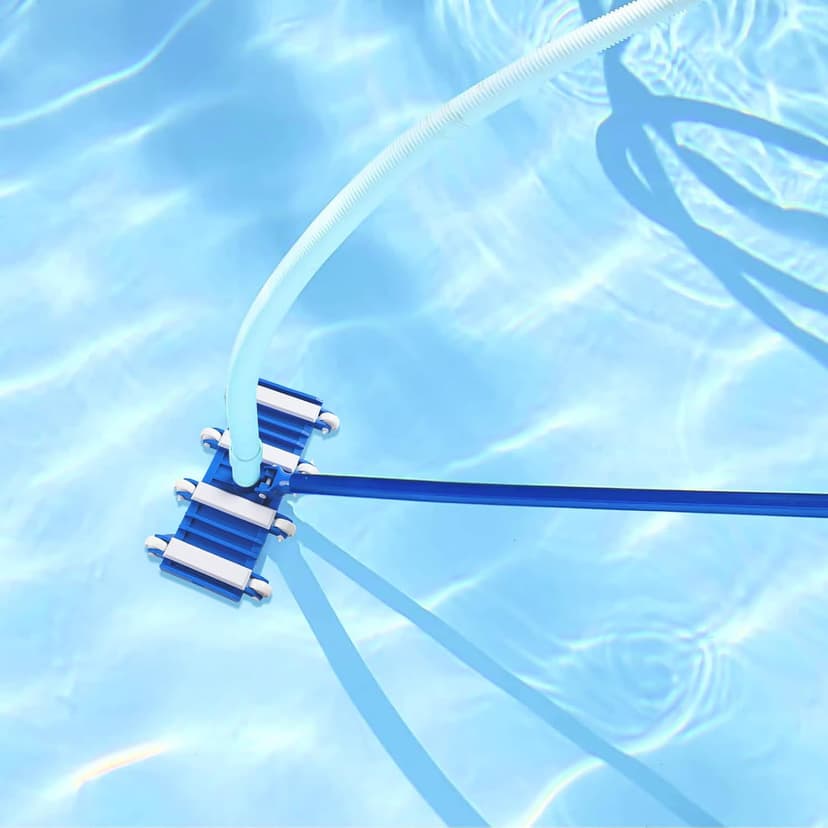 Pool Vacuum Head with Wheels, Flexible Swimming Pool Vacuum Head with Swivel, Pool Cleaner Vac Head, 14''Heavy Duty Head for Inground & Above Ground Pool