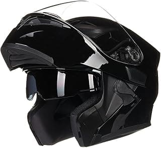ILM Motorcycle Dual Visor Flip up Modular Full Face Helmet DOT Model 902/902L