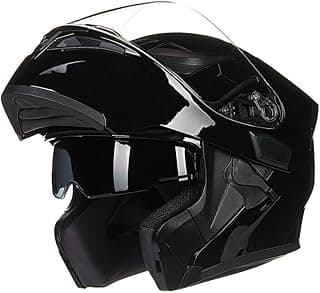 ILM Motorcycle Dual Visor Flip up Modular Full Face Helmet DOT Model 902/902L