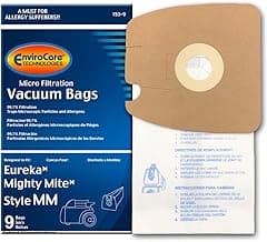 9 micro filtration Vacuum Bags for Eureka MM Mighty Mite 3670 and 3680 Canister