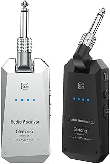 5.8Hz Guitar Wireless System Anti-Interference Instrument 4Channels Wireless Transmitter Receiver Digital Audio Cordless System Bass For Electric Guitars Bass