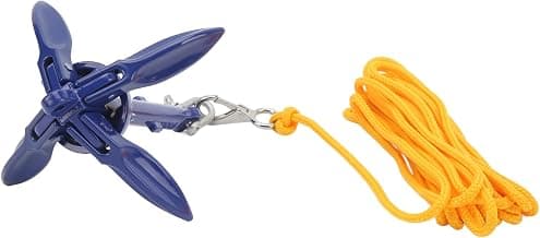 Marine Aluminium Foldable Kayak with Yellow Rope for Fishermen
