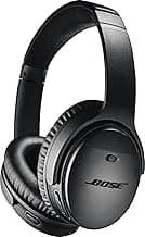 Bose QuietComfort 35 (Series II) Wireless Headphones, Noise Cancelling - Black (Renewed)