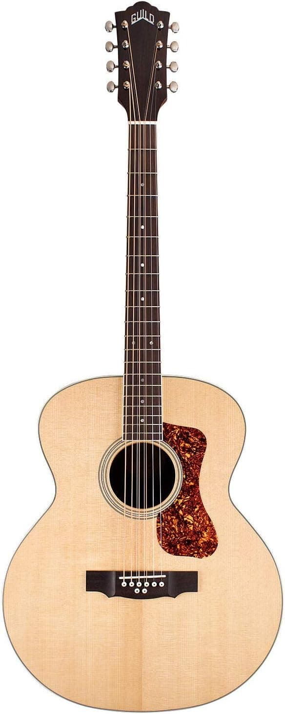 GUILD BT-258E Baritone Deluxe Acoustic-Electric Guitar - Natural