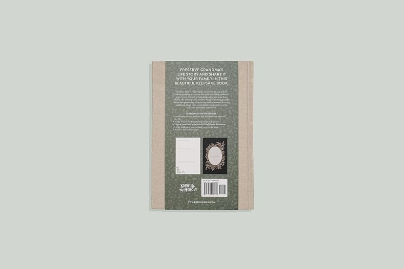 Grandma's Story: A Memory and Keepsake Journal for My Family (Heirloom Story Books and Guided Journals)