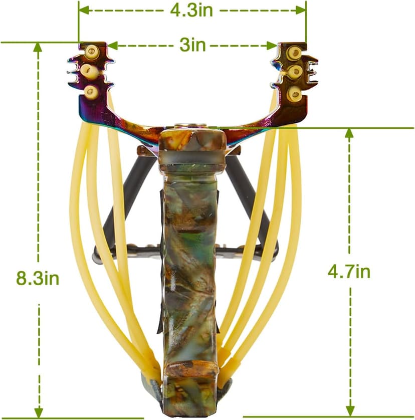 Stainless Hunting Slingshot High Velocity Catapult Slingshots Most Powerful Professional Outdoor Slingshots