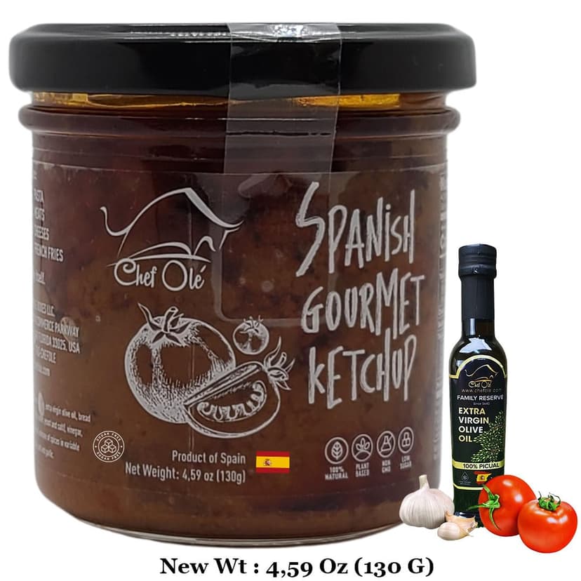 Spanish Gourmet Tapenade Gift Set - 5 Premium Mediterranean Spreads & Sauces | Olive Tapenade, Asparagus, Roasted Peppers & Ketchup | Vegetarian Food Gift Basket from Spain