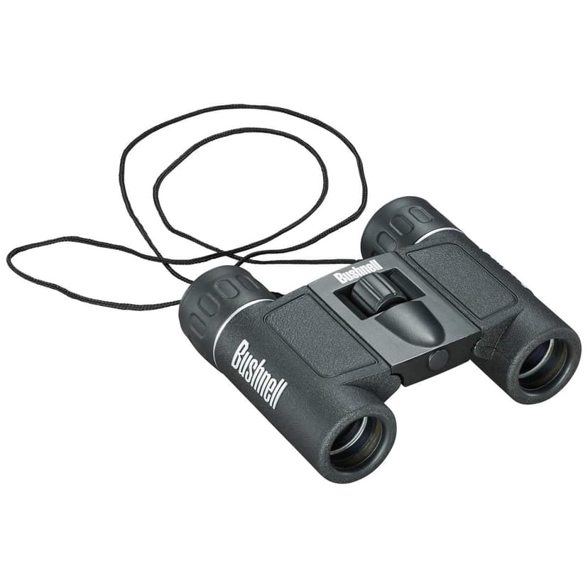 Bushnell 132516 Powerview 10x25 Compact Folding Roof Prism Binocular (Black)