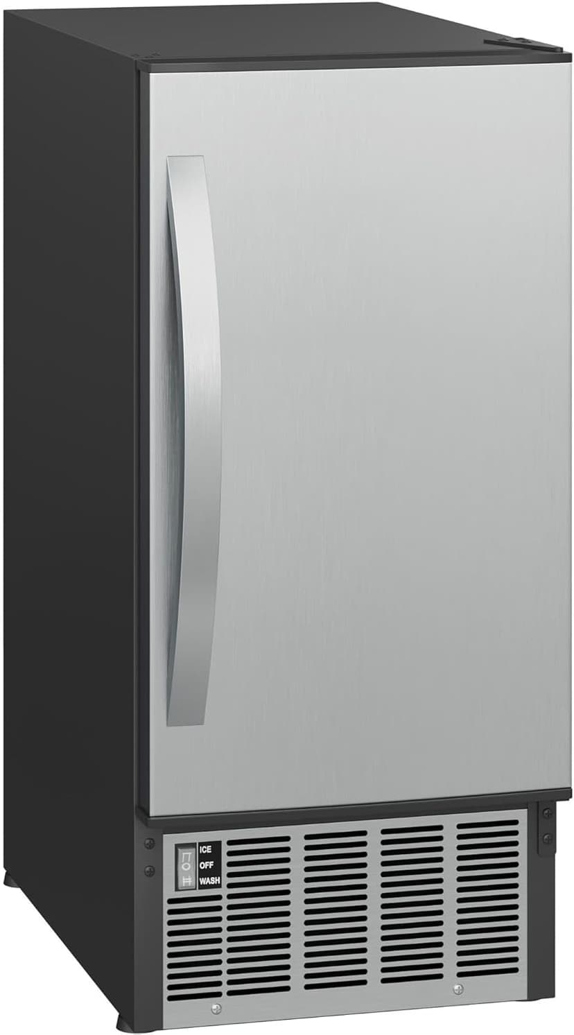 EdgeStar IB450SS 50 Lb. 15 Inch Wide Undercounter Clear Ice Maker - Stainless Steel