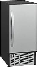EdgeStar IB450SS 50 Lb. 15 Inch Wide Undercounter Clear Ice Maker - Stainless Steel