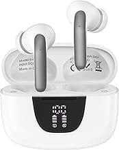 Wireless Bluetooth 5.3 Earbuds for iPhone 17 Pro Max Air 16 Pro 16e 15 Plus Pixel 10 9 8 Pro XL 9a 8a 7 Bluetooth Headphones 60H Playback LED Power Display in Ear Earphones with Microphone for Sports