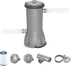 Bestway 1,000 GPH Filter Pump for Above Ground Swimming Pool with Type III-A/C Cartridge