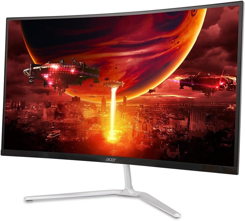 acer Nitro 27" WQHD 2560 x 1440 1500R Curved PC Gaming Monitor | AMD FreeSync Premium | 180Hz Refresh | 1ms VRB | VESA Mountable | HDR10 | 1 x Display Port 1.2 & 2 x HDMI 2.0 | EDA270U Pbmiipx
