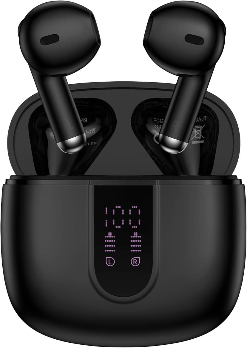 for iPhone 17 Pro Max Air, Earbuds Wireless Earphones for iPhone 16e, 16, 16 Pro Max, 16 Pro, 16 Plus, Bluetooth 5.3 Headphones Ear Buds Headset for 15 14 13 12 11 Mini SE XR X XS Max 8 7