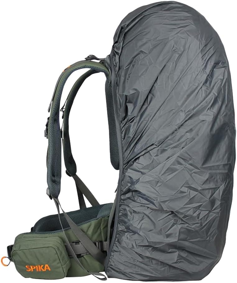 SPIKA Hunting Backpacks for Men, Meat Hauler Frame Pack with Rifle Holder, 40L/80L Extendable + Capacity for Bow Rifle Gun