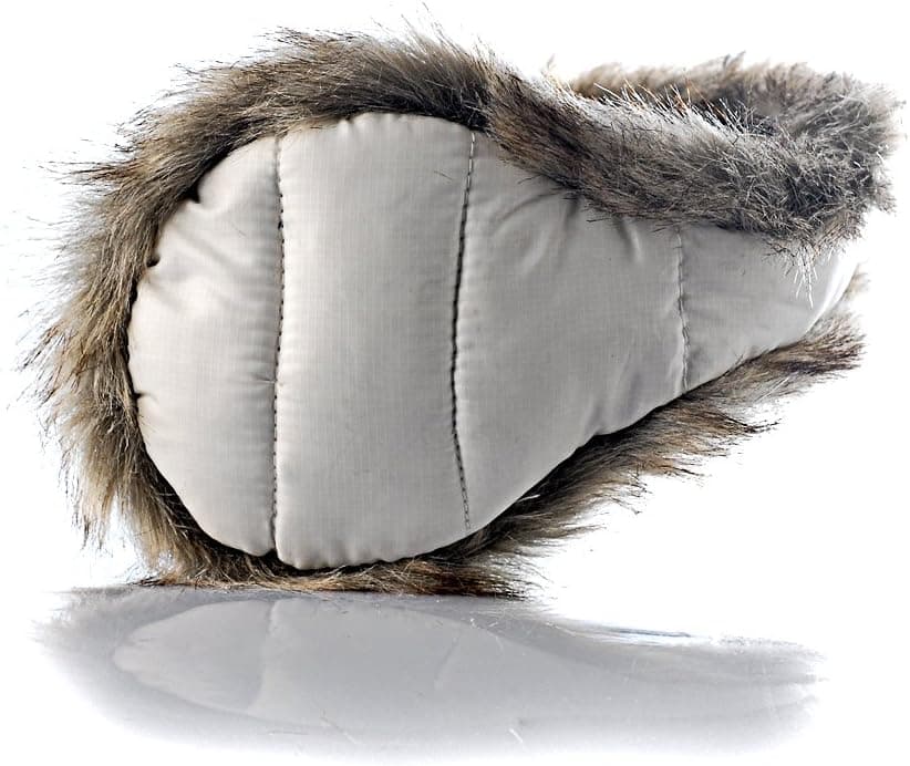 180s Down With Fur Behind The Head Ear Warmer