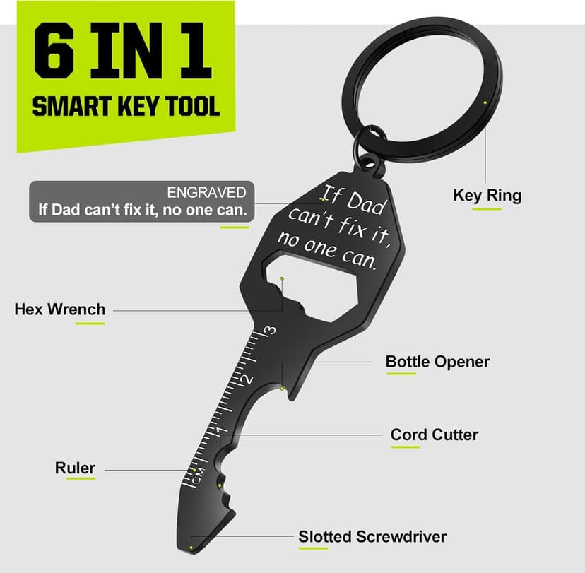 Fathers Day Dad Gifts from Daughter and Son - Multitools Mens Women Gift Ideas Hand Tools DIY Camping Accessories for Birthday Valentines Easter Christmas Stocking Stuffers for Adult Teen Boys