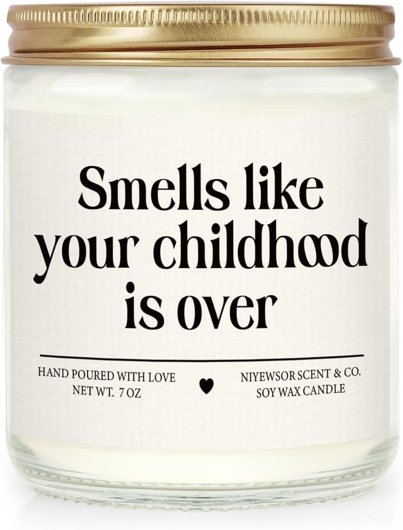 Niyewsor 18th Birthday Gifts for Girls Boys, Eighteen Birthday Candle, 2007 18th Birthday Decorations for Girls Boys, 18 21 Year Old Bday Gifts for Daughter, Son, Sister, Niece, Handmade, 7oz