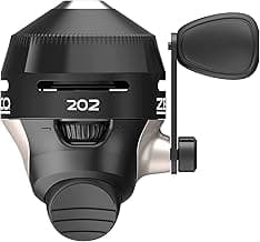 Zebco 202 Spincast Fishing Reel, Right-Hand Retrieve, Durable All-Metal Gears, Stainless Steel Pick-up Pin, Pre-Spooled with 10-Pound Zebco Fishing Line,