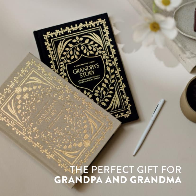 Grandpa's Story: A Memory and Keepsake Journal for My Family (Heirloom Story Books and Guided Journals)