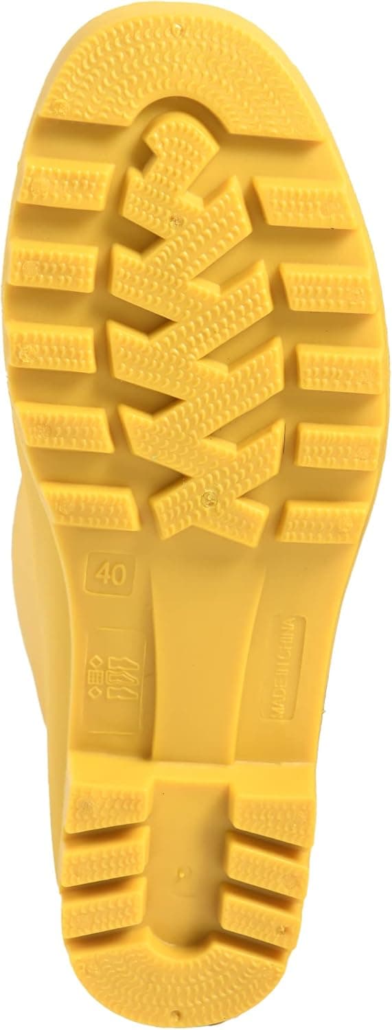 Fubotao Women's Mid Calf Rain Boots Waterproof Fashion Garden Shoes Anti-slipping Rainboots For Women Comfortable Insole Light Rain Shoes