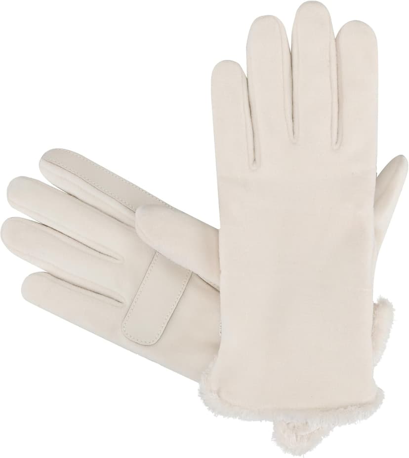 isotoner womens Stretch Fleece Gloves With Microluxe Lining and Smart Touch Technology